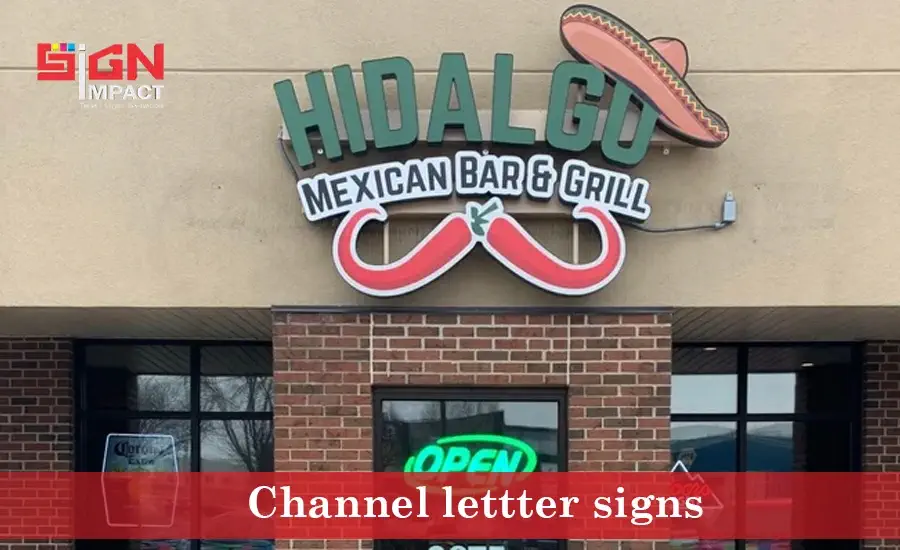 Channel letter signs