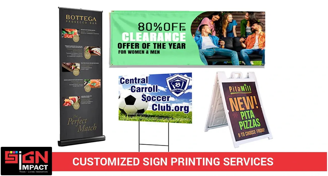Customized Sign Printing Services