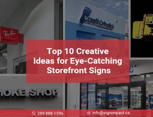 Top 10 Creative Ideas for Eye-Catching Storefront Signs