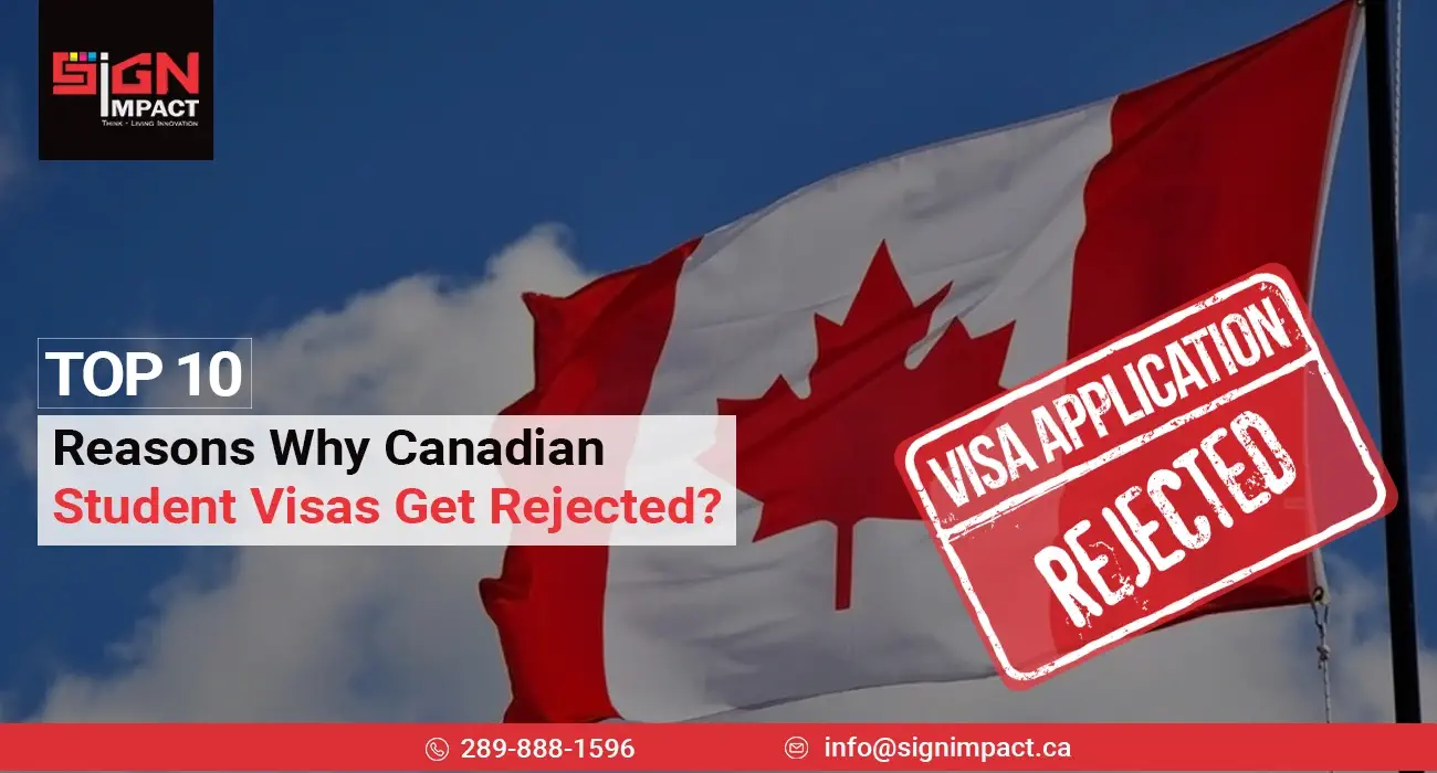 Top 10 reasons why Canadian student visas get rejected