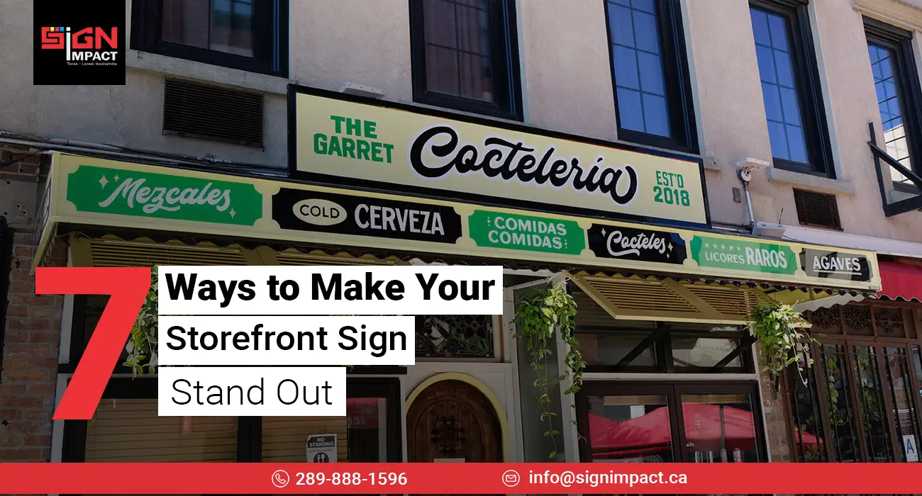7 Ways to Make Your Storefront Sign
