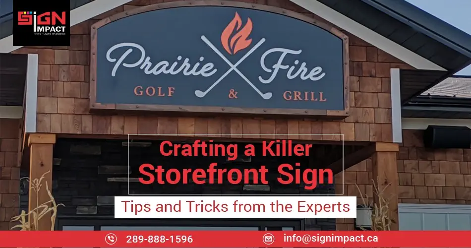 Crafting a Killer Storefront Sign Tips and Tricks from the Experts