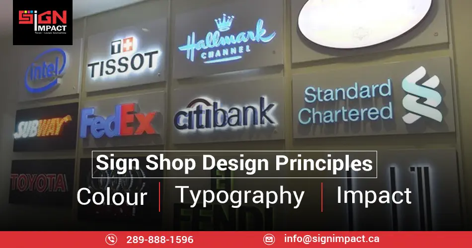 Sign Shop Design Principles Colour Typography and Impact