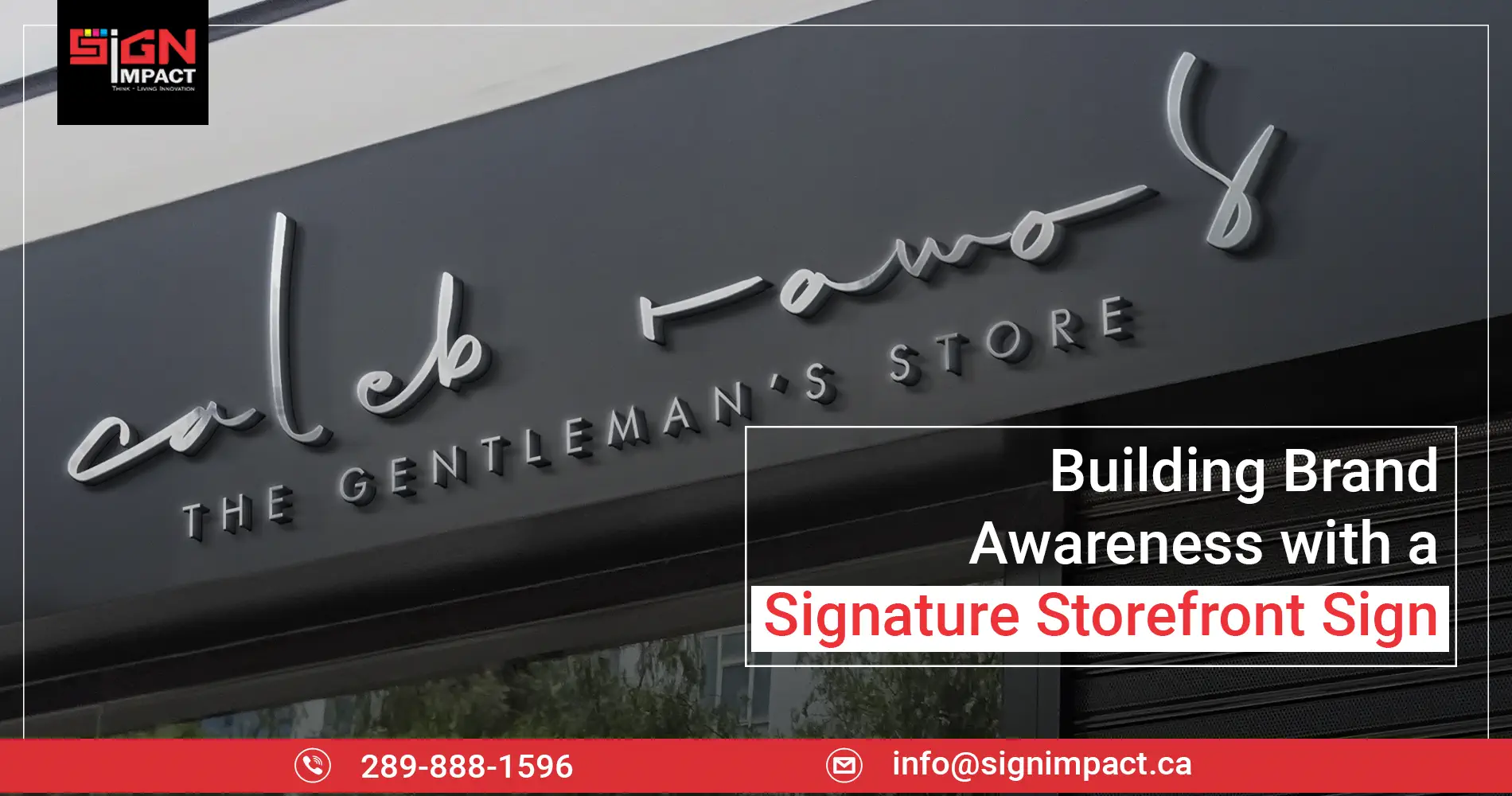 Signature Storefront Sign