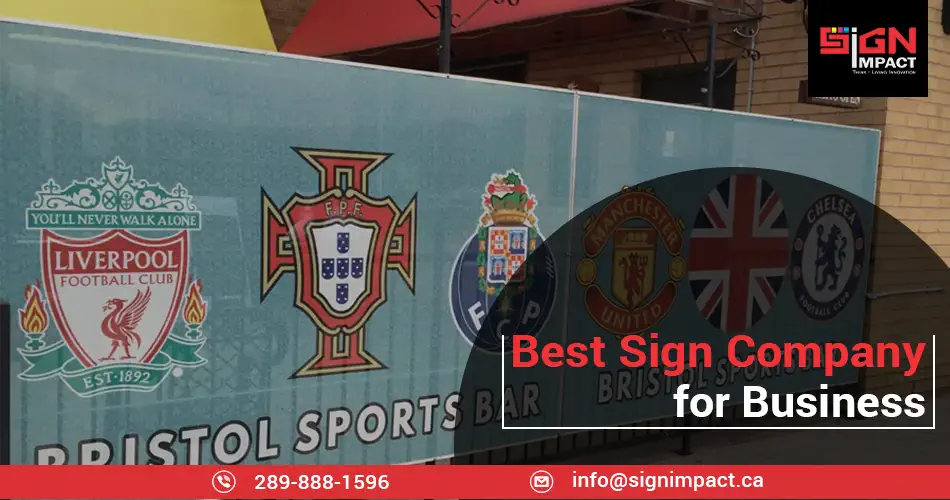 professional Sign Company for Business