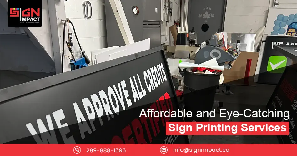 Affordable and Eye-Catching Sign Printing Services