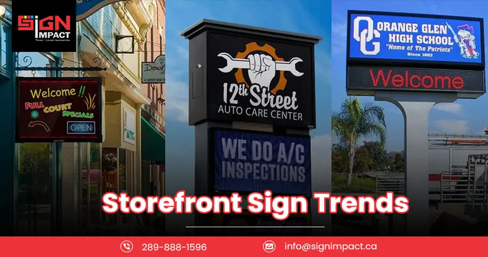 Storefront Sign Trends