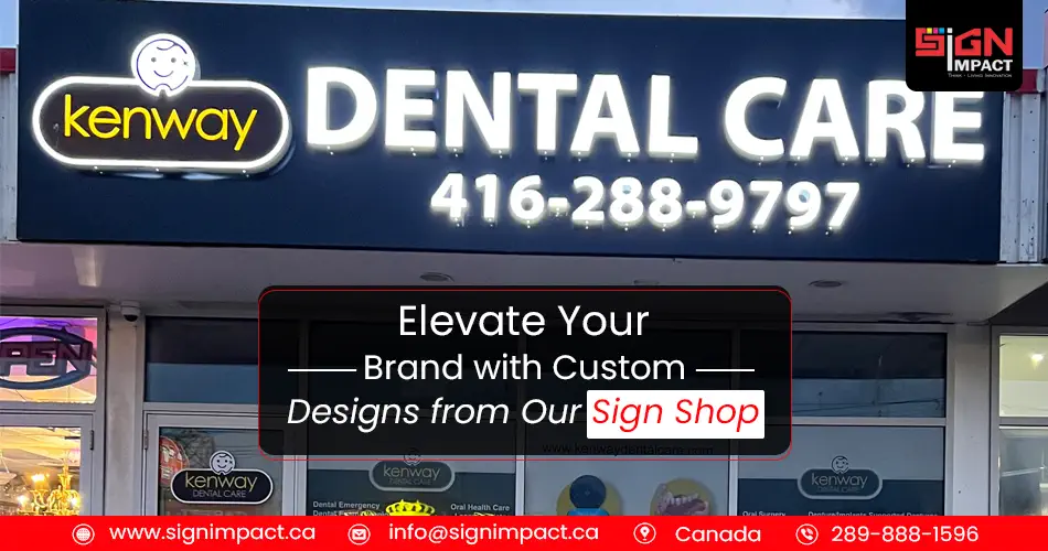 Elevate Your Brand with Custom sign shop