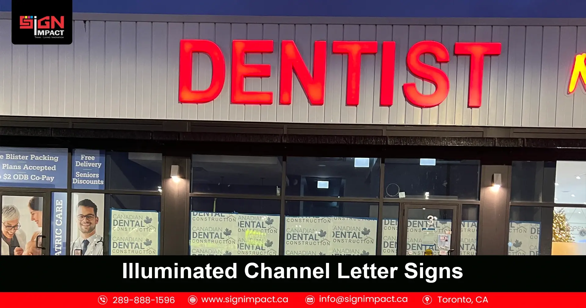 Illuminated Channel Letter Signs