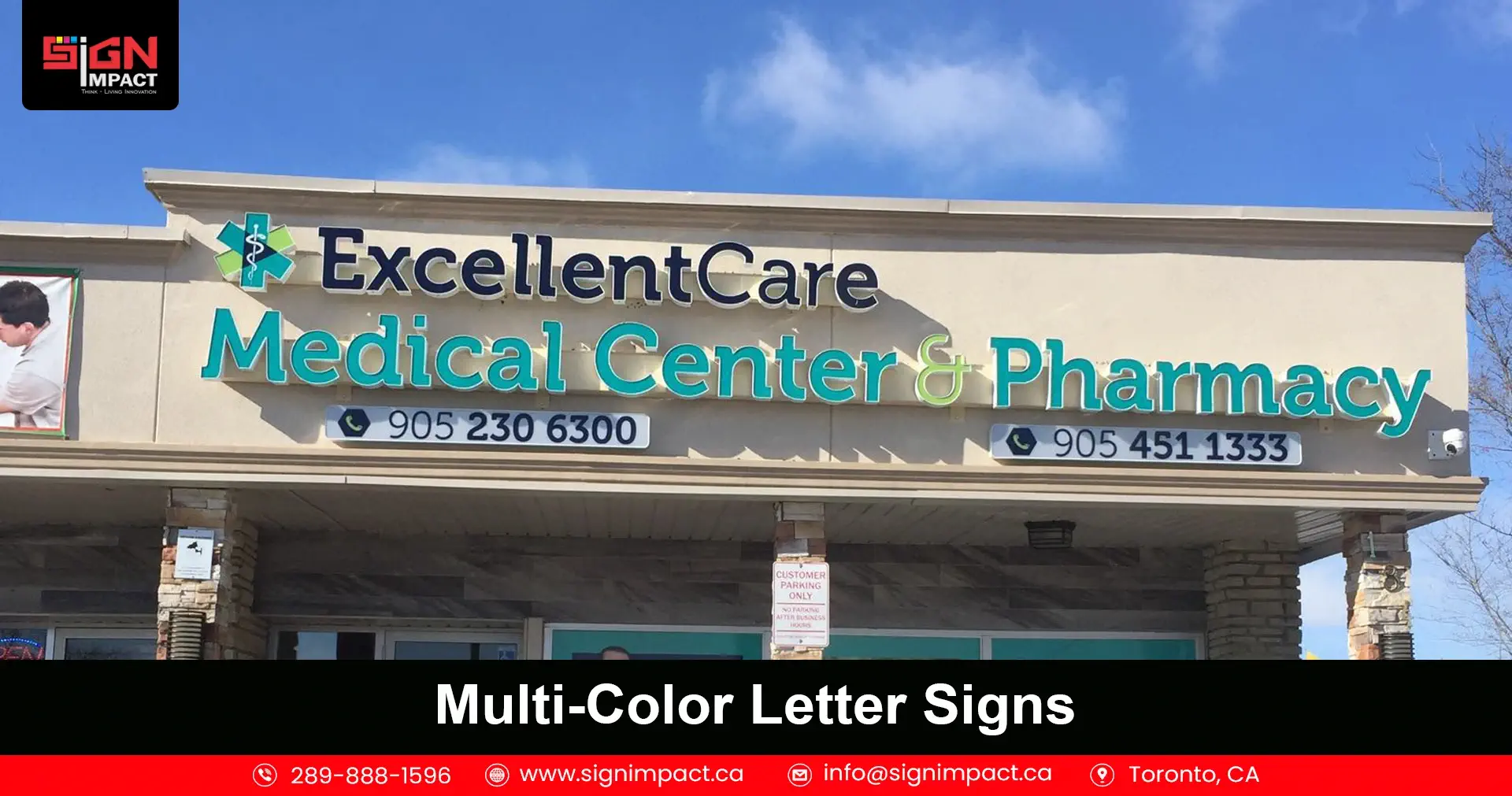 Multi-Color letter signs