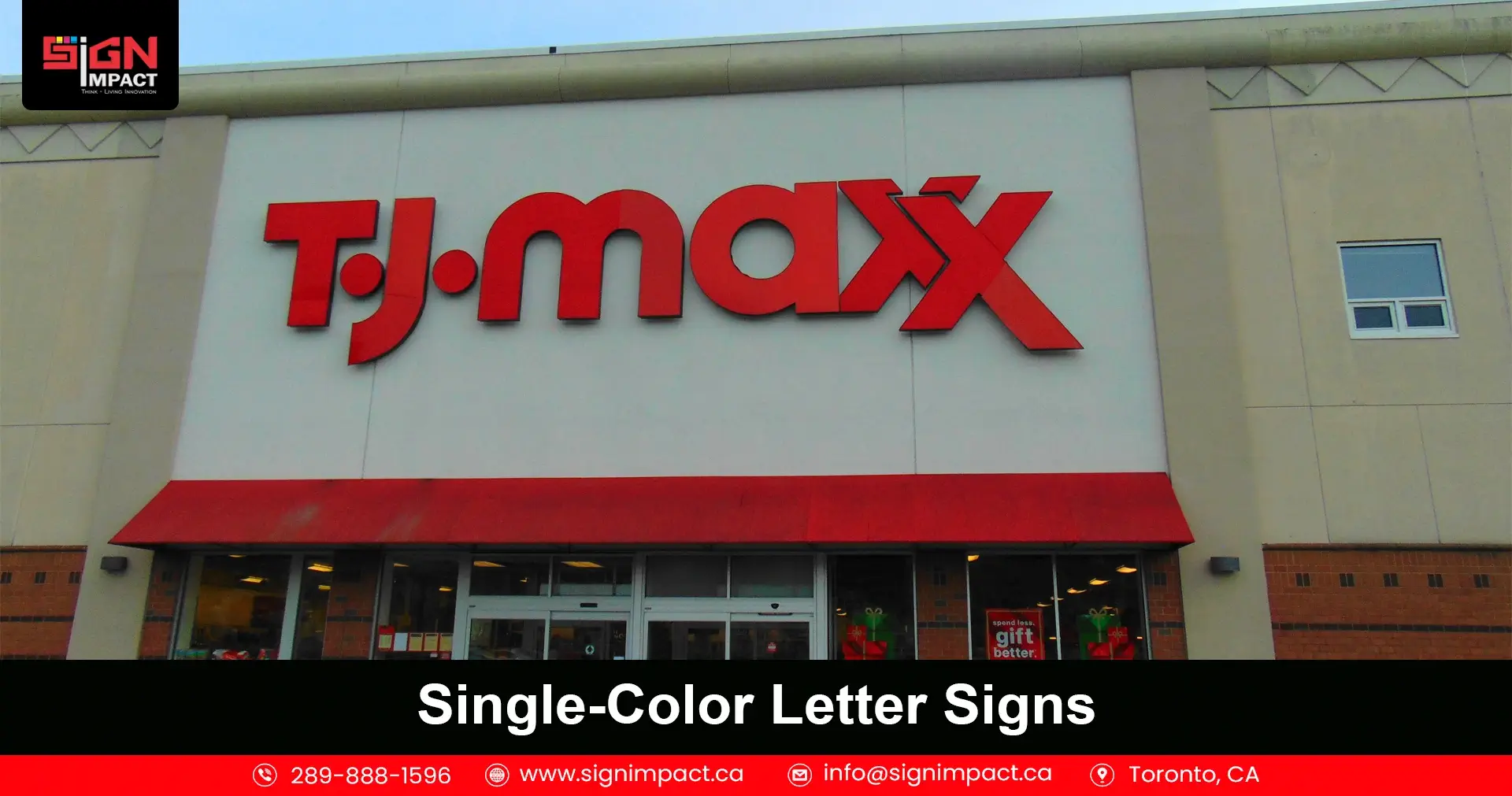Single Color letter signs
