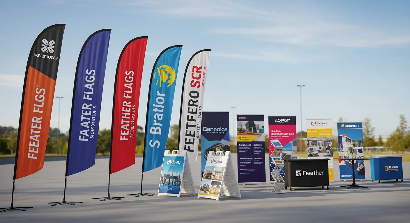 Feather Flags and Portable Displays